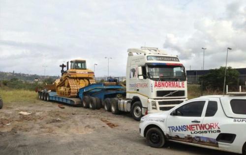 Transnetwork African Freight Deliver Abnormal Load from Durban Port