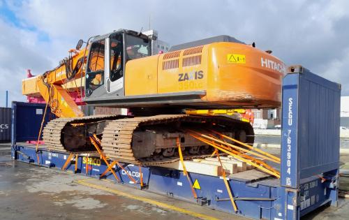 Europe Cargo Transport Excavator to Jebel Ali