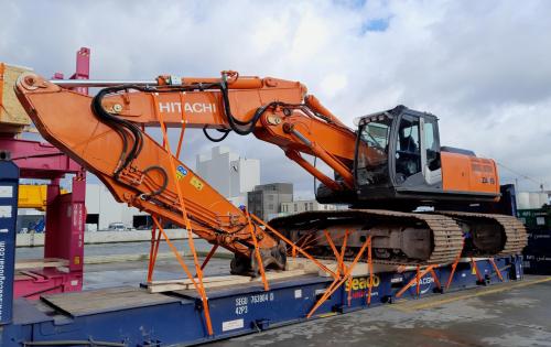 Europe Cargo Transport Excavator to Jebel Ali