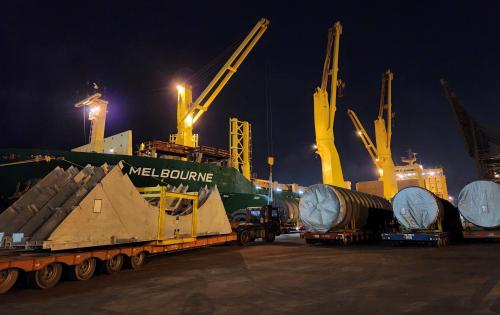 Cuchi Handle Project Shipment for Power Generating Station