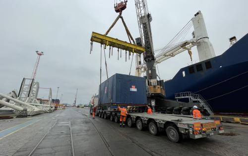 Seabourne Forwarding & Westdijk Deliver Transformer to the UK