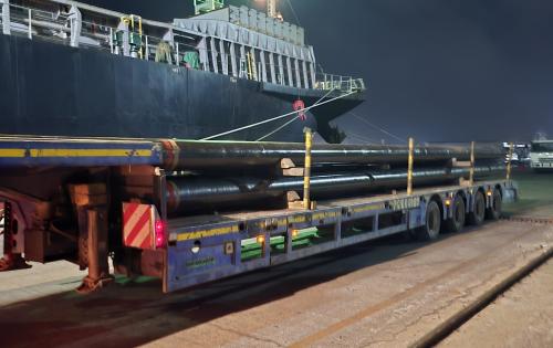 Cuchi Shipping Arrange for Delivery of Pipes to Vung Tau