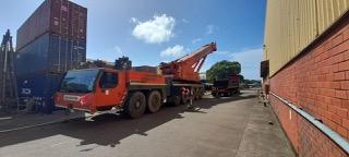 Transnetwork African Freight Delivers Crane to Inhambane