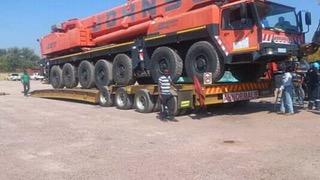 Transnetwork African Freight Delivers Crane to Inhambane