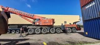 Transnetwork African Freight Delivers Crane to Inhambane