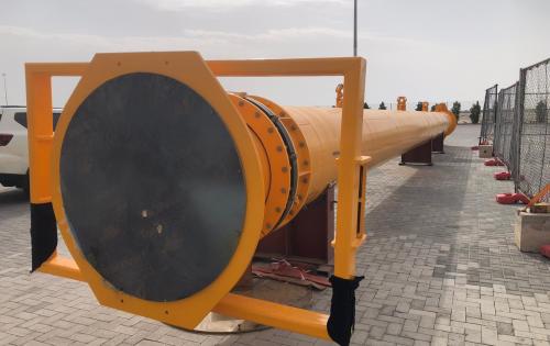 JSL Global Handle Telescopic Suction Pipe from Bahrain to Qatar