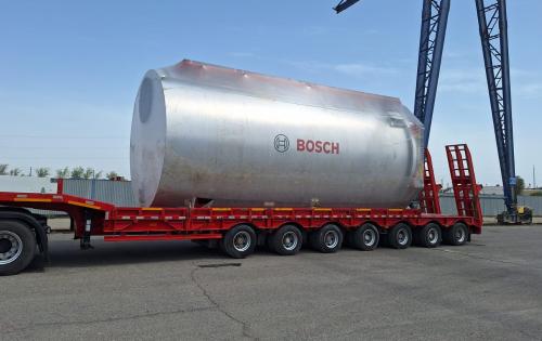 KGE Transport Steam Boilers from Germany to Kazakhstan