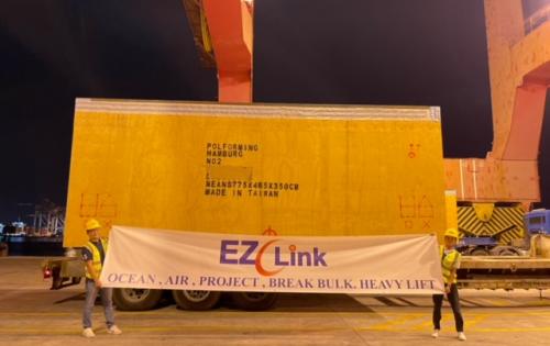 EZ Link Execute OOG Machinery Transport from Taiwan to Germany