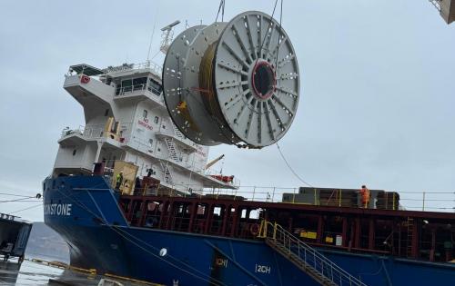 On Time Shipping Transport 350 Ton Umbilical Reel to Alexandria