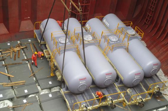 Global Star Logistics Ship 90 Rail Tank Wagons from China to Namibia