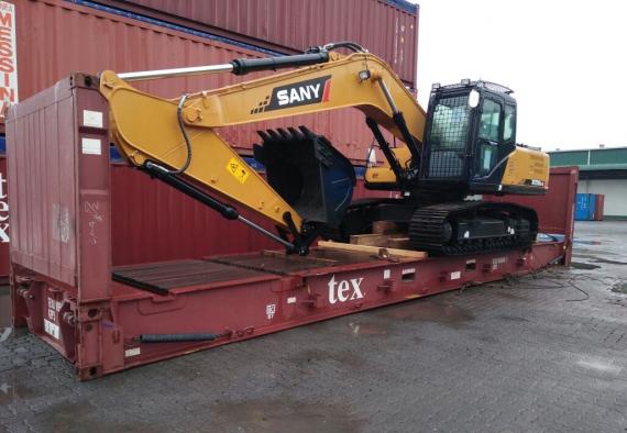 LCL Logistix with JCB Shipment from India to Ghana