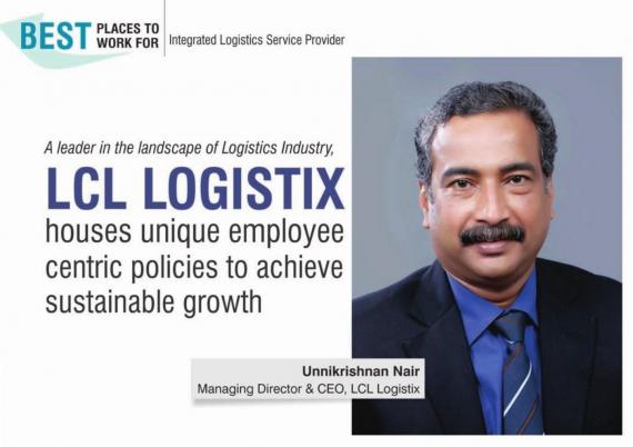 LCL Logistix in India Featured as 'Best Places to Work for'