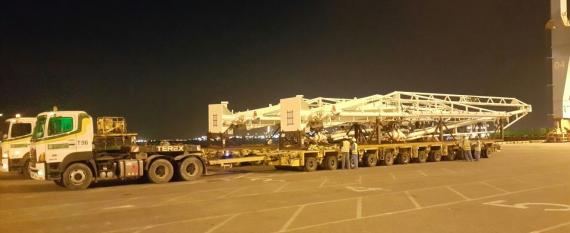 Turk Heavy Transport Successfully Move Marine Loading Arms