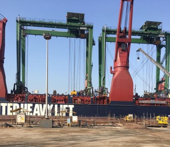 Wilhelmsen Handles 23,400frt of Port Handling Equipment