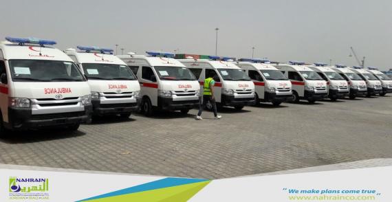 Al Nahrain Handle, Clear & Deliver Ambulances in Iraq