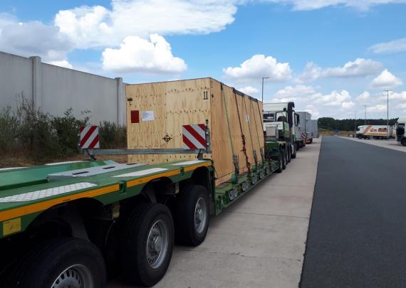 GRUBER Ships 4 Heavy Wooden Cases from Germany to India