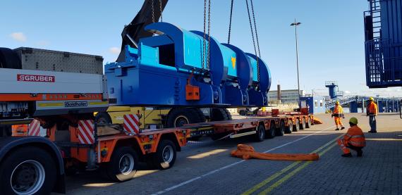 GRUBER Logistics Show their Expertise with Heavy Cargo