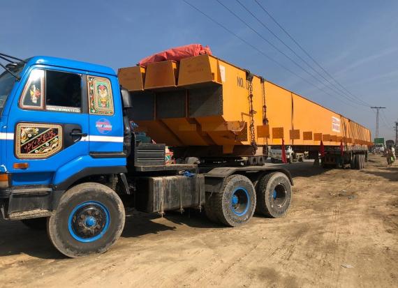 Star Shipping with Challenging Delivery of Extra-Long Girder