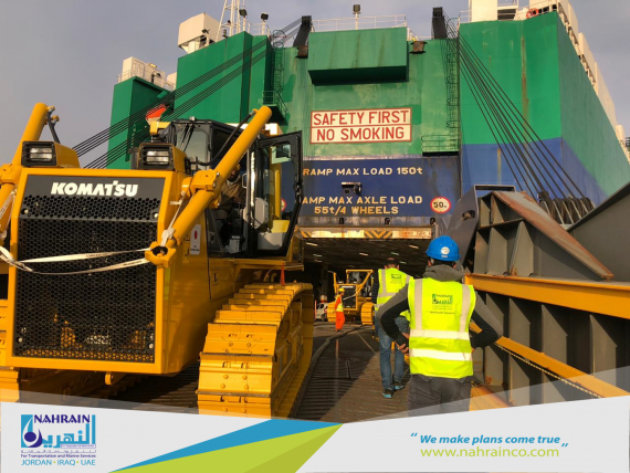 AlNahrain Complete Comprehensive Vehicle shipment in Jordan.