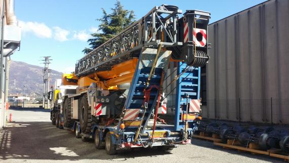 Livo Logistics Handles Mobile Cranes from Italy to North Africa