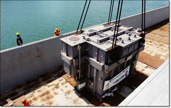 Fortune & Aqua Cooperate in Transformer Shipment to Marghera