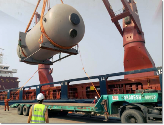 Shodesh Shipping Manage Breakbulk Vessel for Nuclear Project