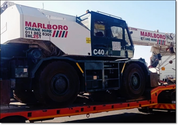 MPK Freight Complete Move of Mobile Crane to Lilongwe