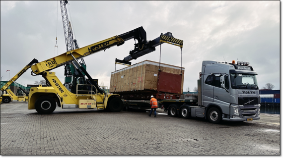 ATS Netherlands with Oversized Multimodal Shipment to Bangladesh