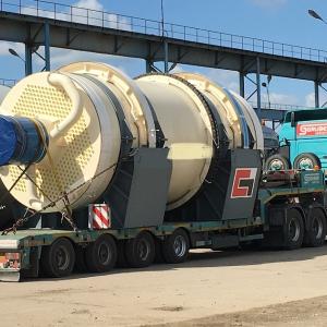 Intertransport GRUBER Move Heavy Heat Exchanger from Germany to the USA