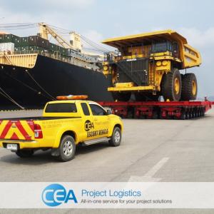 CEA Project Logistics Takes Care of Big Komatsu Trucks