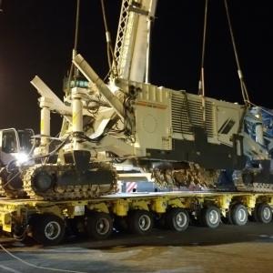 Turk Heavy Transport Move Surface Miner