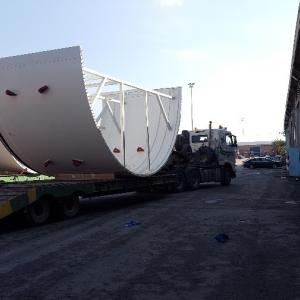 Kamor Logistics Delivering Tunnel Boring Machines to Tel Aviv