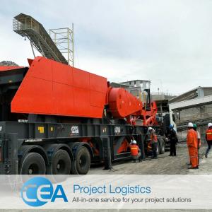 CEA Project Logistics Deliver Rock Crusher Machine in Thailand