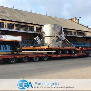 CEA Handle Transportation of Large Chemical Tank & Trailer