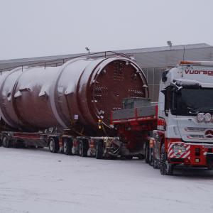 Hacklin Logistics Deliver Through Heavy Snow