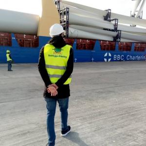 BSMG Deliver Wind Energy Cargo in Mauritania