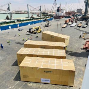 BSMG Discharge Heavy Cargo in Mauritania for Mining Projects