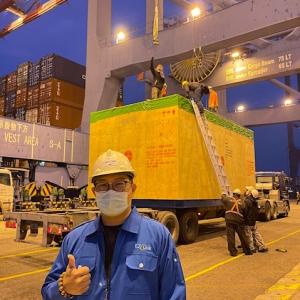 EZ Link with Heavy Machinery Shipment from Taiwan to Japan